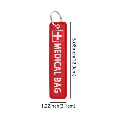 Embroidery Medical Bag Tag