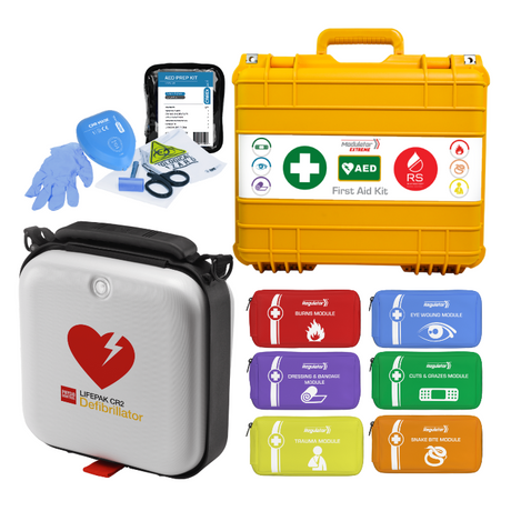 Weatherproof Trauma Kit With LifePak AED (Valued at $3800)