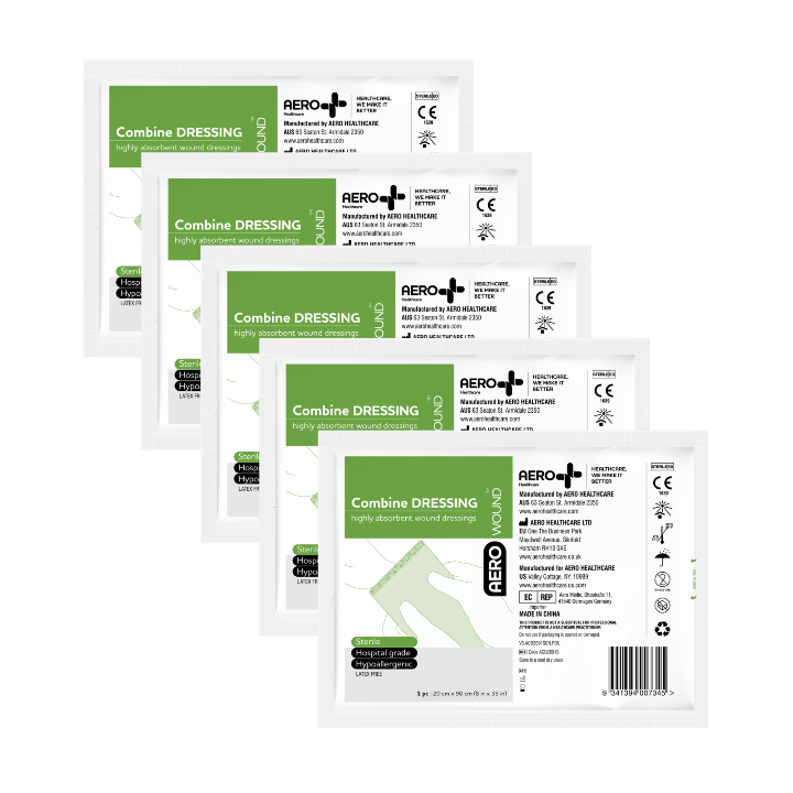Combine Dressing 20cm x 91cm 5/Pk