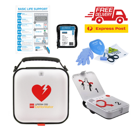 LIFEPAK CR2 Essential Fully-Automatic AED Defibrillator - PROMO UPGRADE