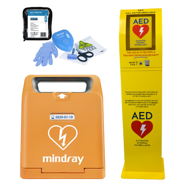 MINDRAY C1A Fully-Automatic Defib - With Floor Mount Cabinet
