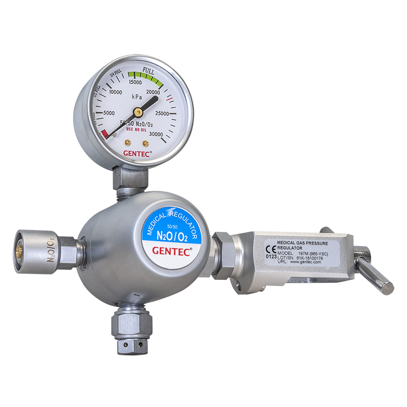 Regulator High Flow Medical Entonox (O2/N2O) - Gentec