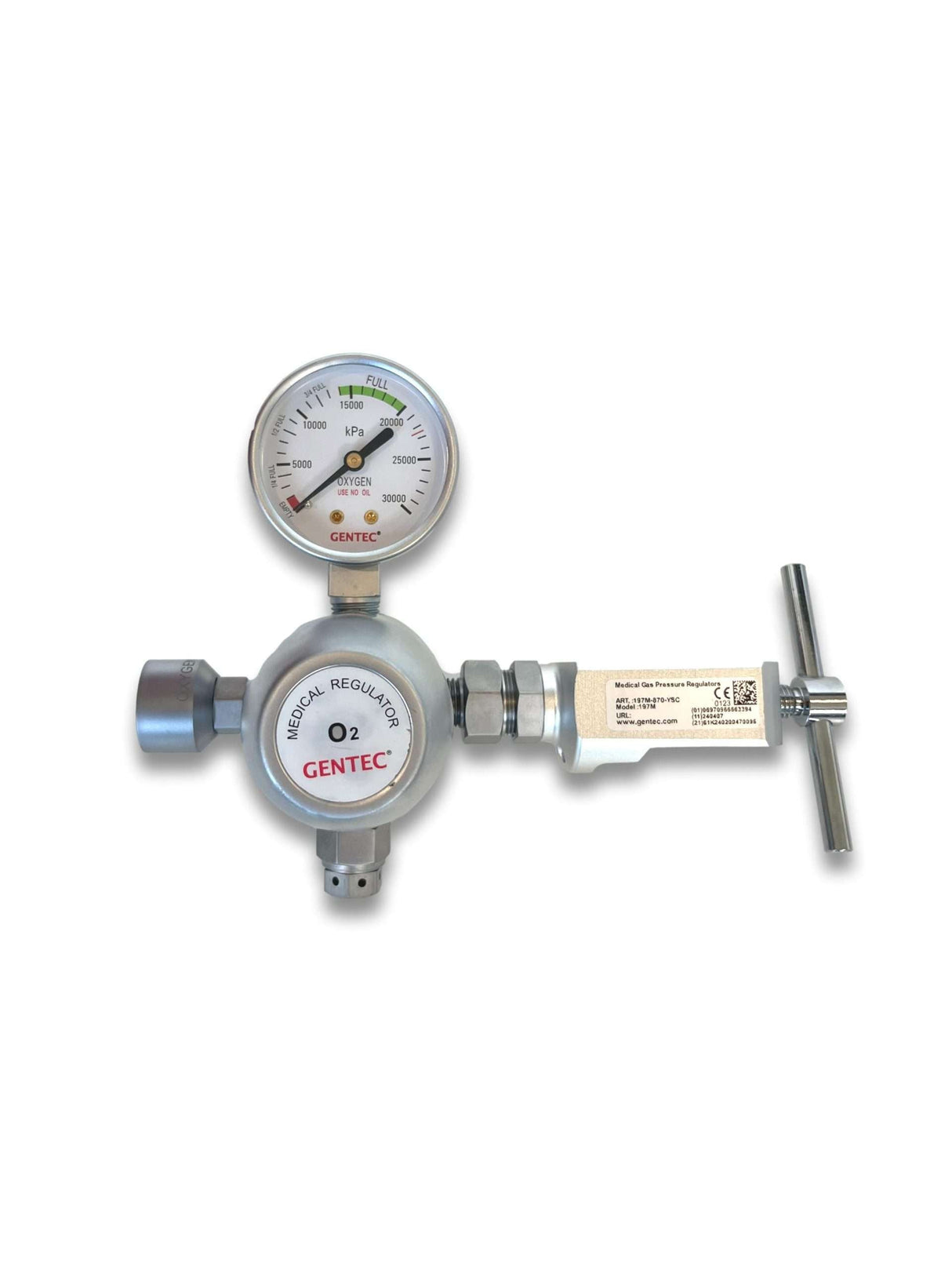 Regulator High Flow Medical Oxygen - Gentec