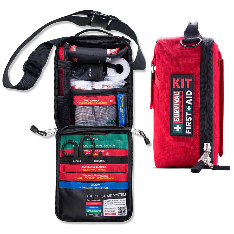 SURVIVAL Grab&Go First Aid Kit — School, Excursion & Carer Ready ...
