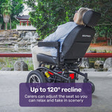 Front Wheel Drive Electric Wheelchair – 35km Range, Ultra-Comfortable