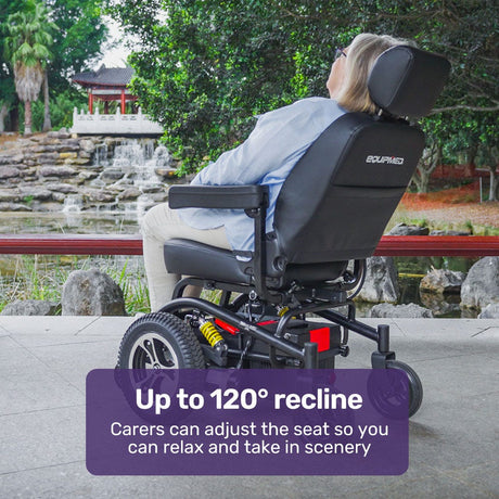 Front Wheel Drive Electric Wheelchair – 35km Range, Ultra-Comfortable