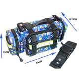 Trauma Compartment Cartoon First Aid Bum Bag – 34cm × 16cm × 12.5cm