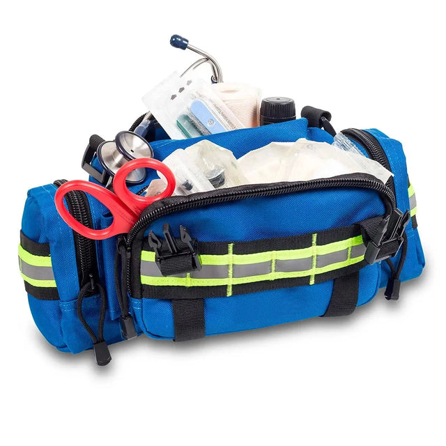 Trauma Compartment Blue First Aid Bum Bag – 34cm × 16cm × 12.5cm