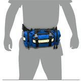 Trauma Compartment Blue First Aid Bum Bag – 34cm × 16cm × 12.5cm