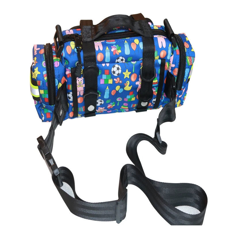 Trauma Compartment Cartoon First Aid Bum Bag – 34cm × 16cm × 12.5cm