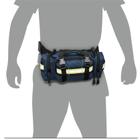 Trauma Compartment First Aid Bum Bag - 34cm × 16cm × 12.5cm