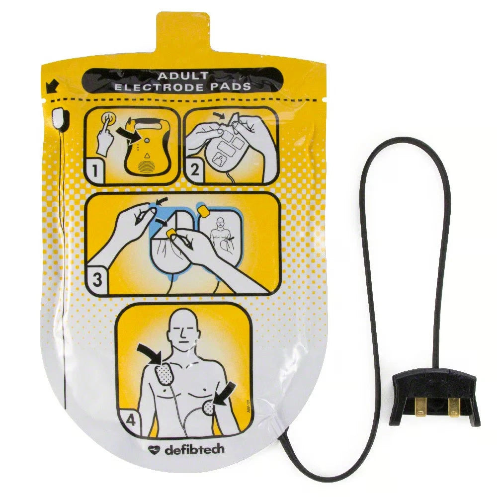 Defibtech Adult Defibrillation Pads - 2-year - DDP-100