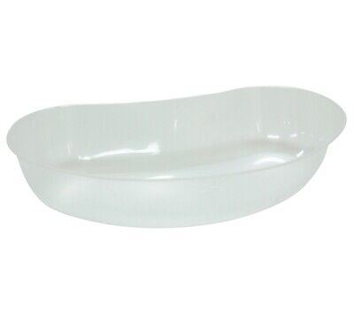 Disposable Clear Plastic Kidney Dish 700mL - 5Pk