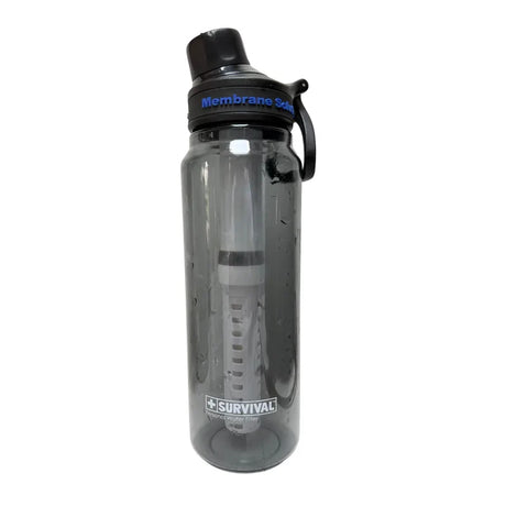 SURVIVAL Water Filter Bottle – 36oz / 1.06L