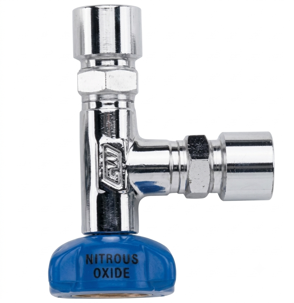 Adaptor 3 Way T-Body - Nitrous Oxide
