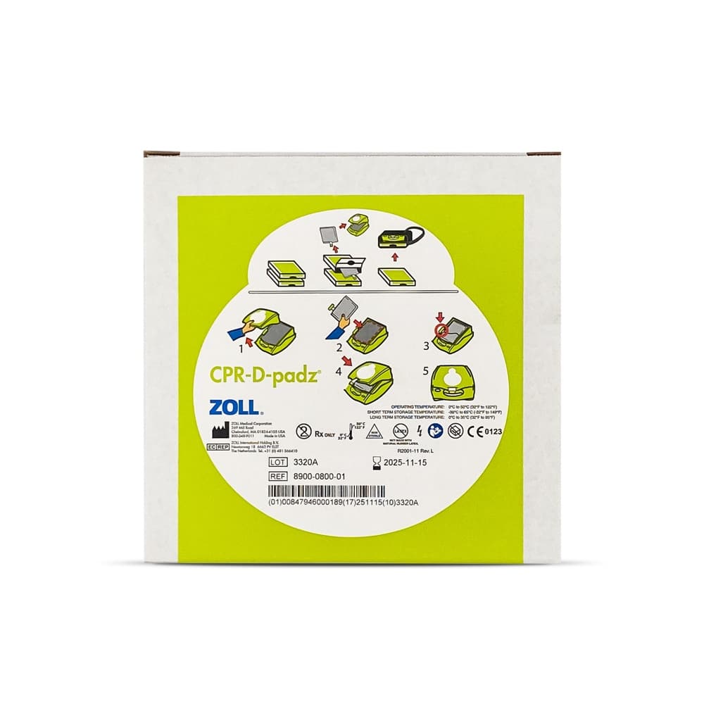 ZOLL AED Plus Pads with Real CPR Feedback - Expired - Training Purpose ONLY