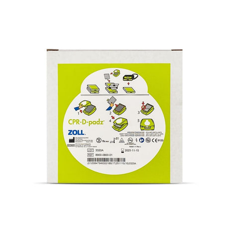 ZOLL AED Plus Pads with Real CPR Feedback - Expired - Training Purpose ONLY